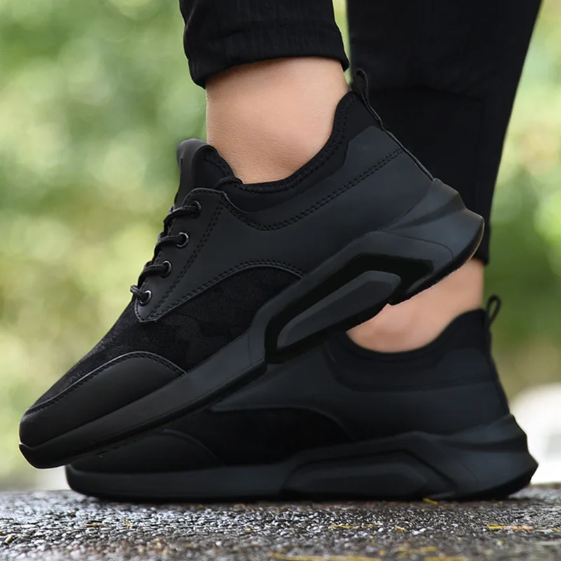 

China factory high quality very cheap and comfortable new man sport shoes, Black white