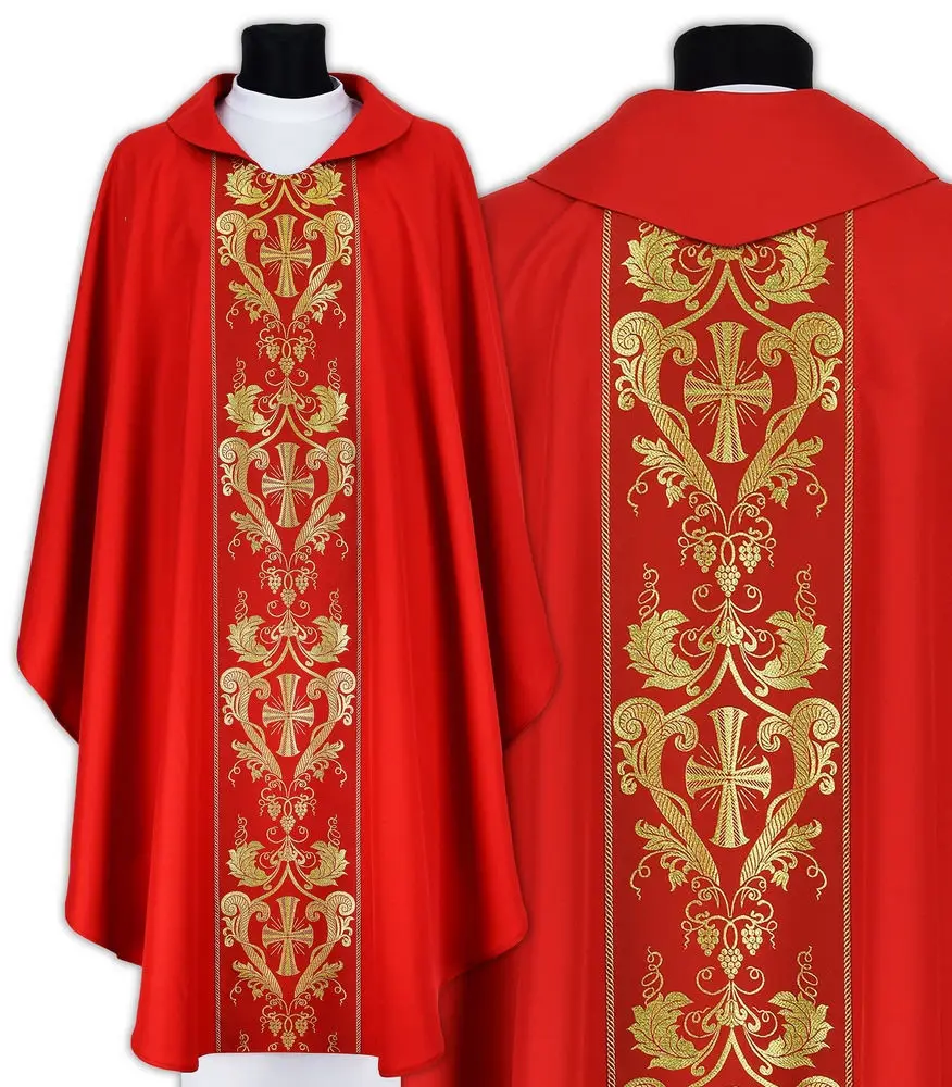 
Church Priest Chasuble Embroidered Vestments 