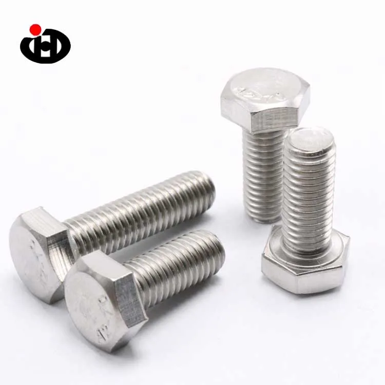 
JINGHONG Grade 2 Steel Hex Bolts DIN933 
