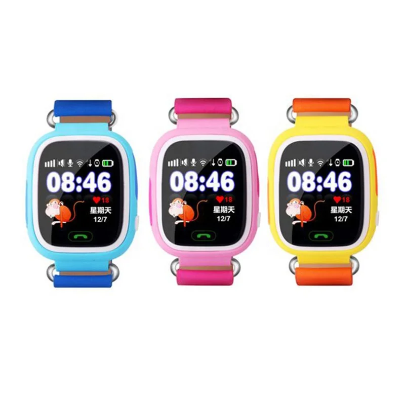 

Factory price New Children's Smart Watch mobile phone Touch Screen GPS Positioning WIFI Q90