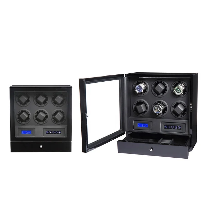 

2019 Driklux Luxury High Quality Uhrenbeweger 6 Slots LCD Control Automatic Watch Winder