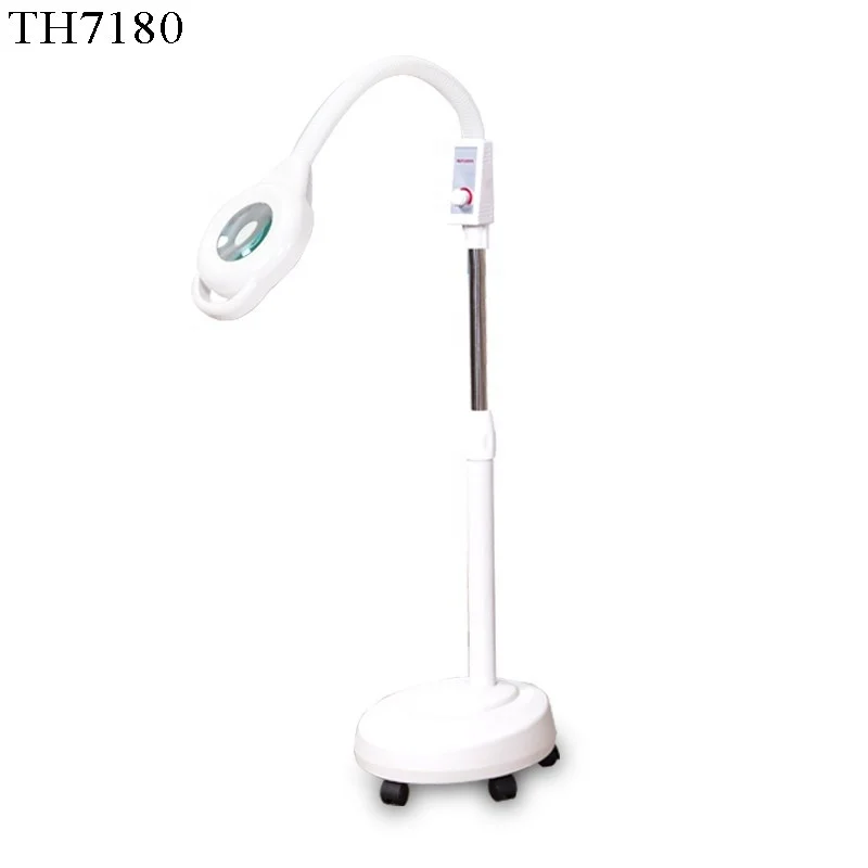 

Hot Sale Microblading Accessories Tool Floor White Retractable Beauty Shop Salon Cosmetic Magnifying Led Lamp for Suppliers