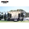 Outdoor event stage Lighting truss lifting system with hanging speakers