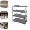 Commercial Use High Quality 3 Levels Stainless Steel Kitchen Storage Rack Heavy Duty Steel Rack