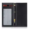 Leather Checkbook & Register Cover Holder Case Slim Wallet For Men & Women