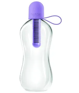Image of Classic reusable filtered water bottle BPA-Free plastic bottle with carbon filter 18.5 oz