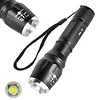 xml t6 led flashlight 1600 lumen Zoom Torch Emergency Usage flash light