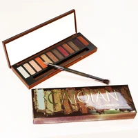 

MYG No 666 HoT sale 12colors with brush private label MYGNAKED Smoke makeup palette eyeshadow