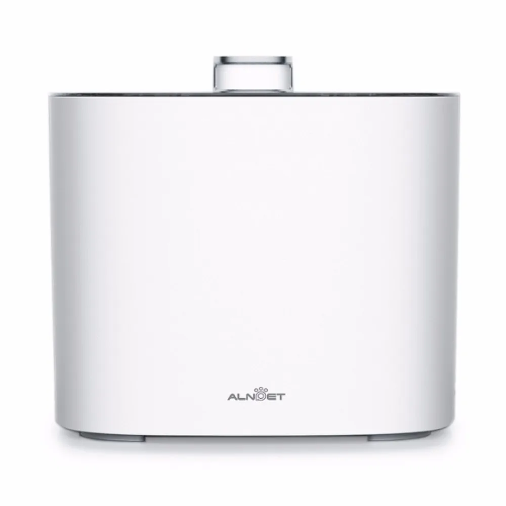 

pet water drinking fountain setting in 4 mode running automatically, White