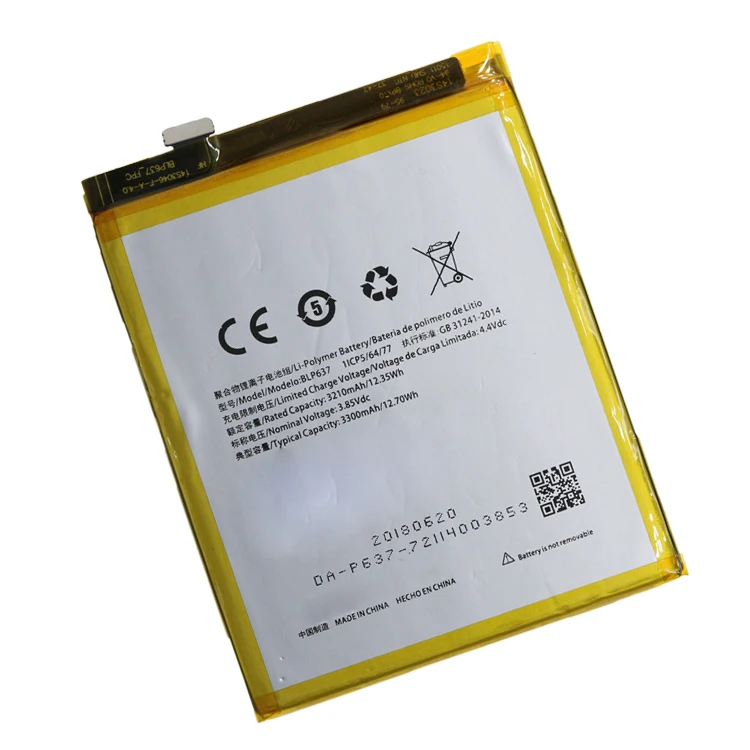 

High Capacity 3300mAh BLP637 Battery for Oneplus 5T