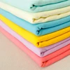 Free sample plain dyed polyester spandex print knit competitive price brushed tricot fabric