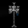 hot sale tall 9 arms classic crystal candelabra crystal wedding centerpiece for wedding table centerpiece decoration