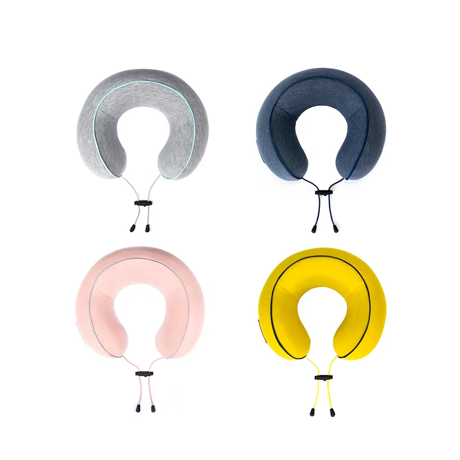 

Hot Sale Memory Foam U-Shape Travel Pillow, Gray;pink;yellow;navy blue(in stock)