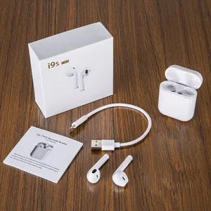 i9s Wireless Bluetooth 5.0 TWS Earphones Magnetic Charging Case
