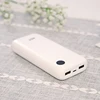 ABS+PC fire proof LED digital display power bank portable sleek dual USB 20000mah bank power