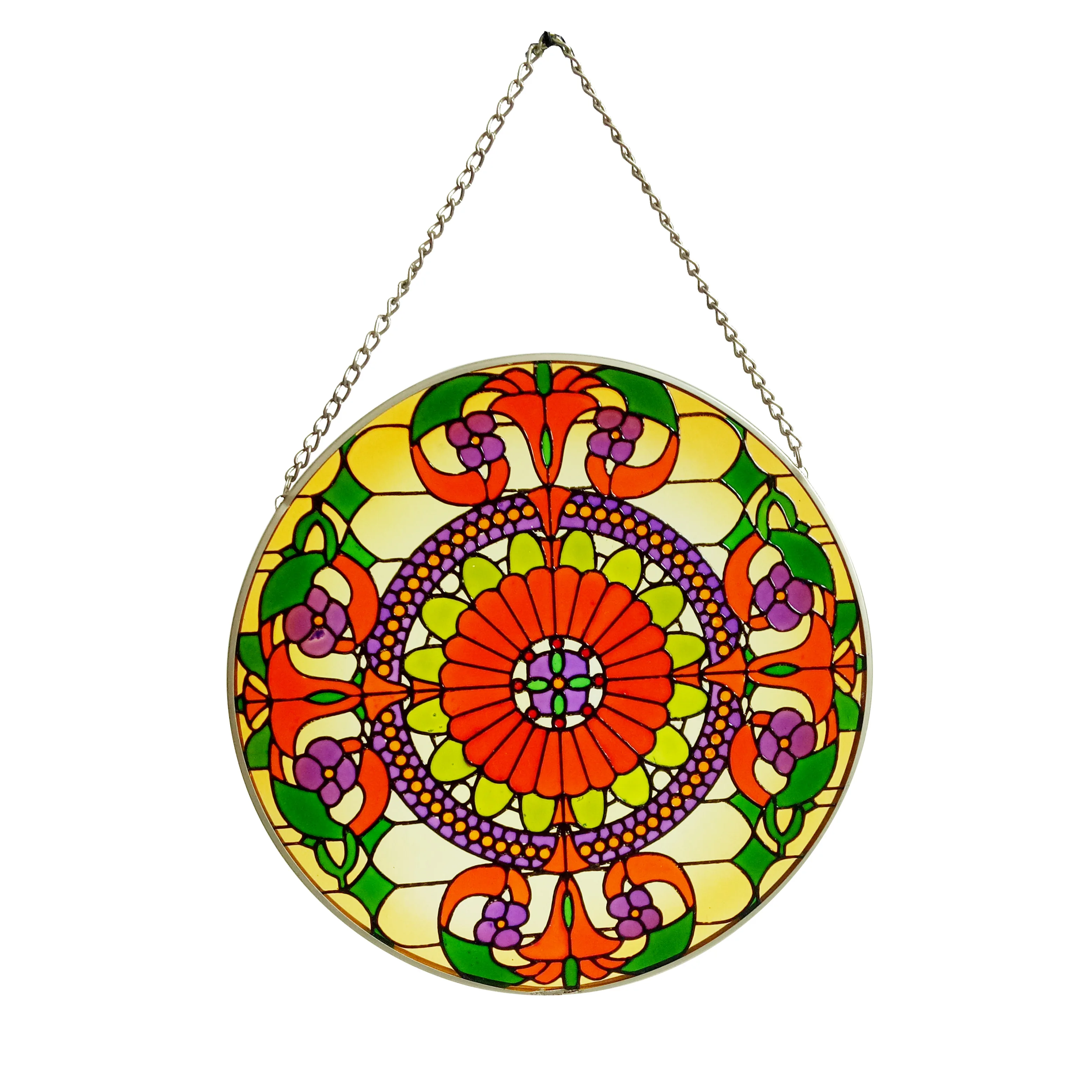 

home decor suncatcher painting crystal glass hanging suncatcher, Customized