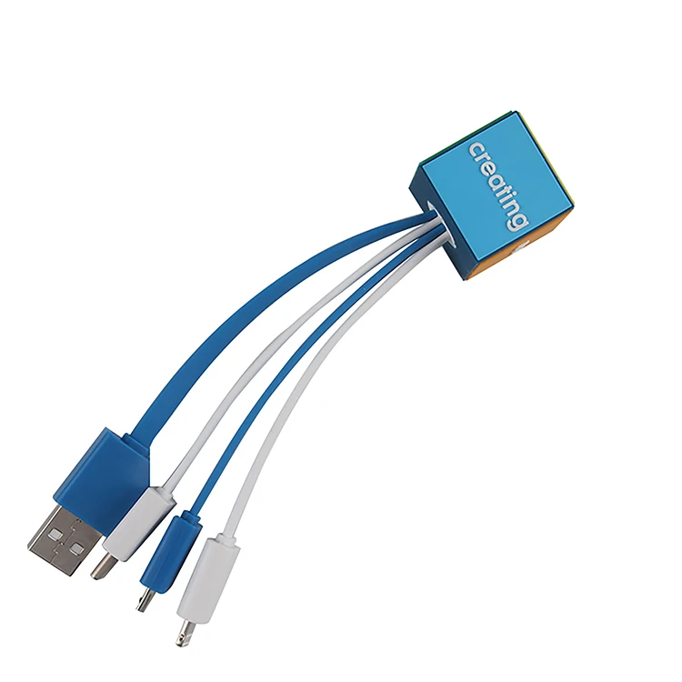 

Shenzhen Factory fast charging promo 4 in 1 / 5 in 1 multi usb charger data cable