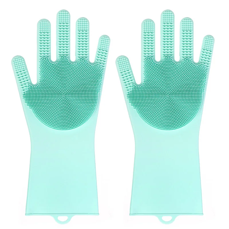 

Silicone Scrubber Gloves, Silicone Gloves For Dish Washing, Magic Silicone Dish Washing Glove, N/a