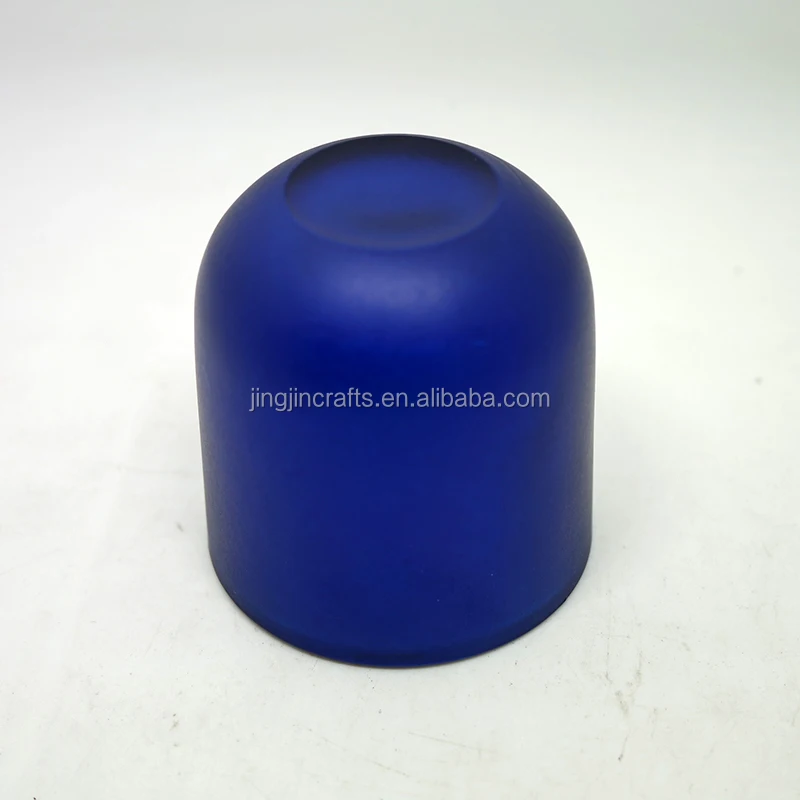 2 oz-23 oz best selling blue/cobalt blue/navy blue series glass candle jar and lids