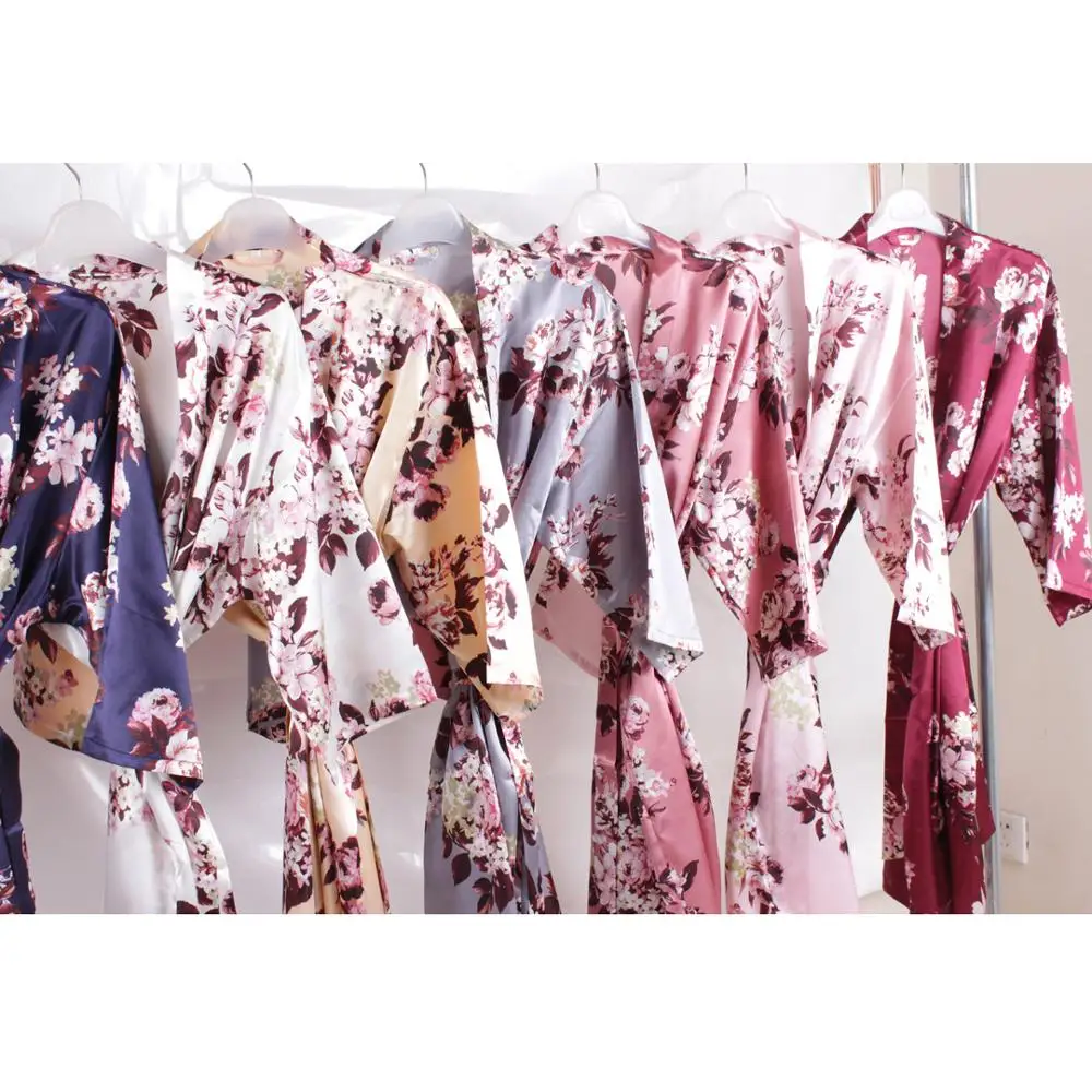 

2019 High Quality Bridesmaid robe, Customize colors