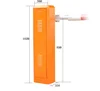 barrier road gate can be placed left or right,30v BLDC boom barrier gate support loop detector,rfid barrier gate without spring