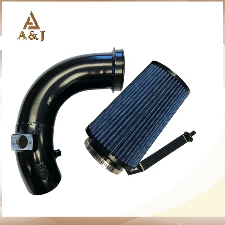 3.5/" Short Ram Cold Air Intake Filter Round//Cone Universal BLACK For Cadillac 1