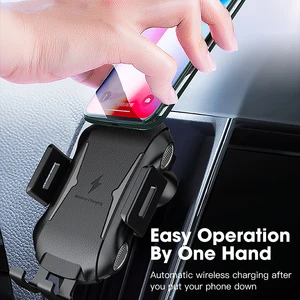 SIKAI Automatic Wireless Car Charger Phone Holder Mount