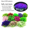 Aquarium decoration aquarium simulation aquatic plants multicolor small grass mini fish tank simulation flower ball