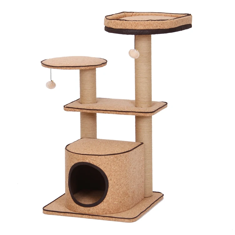 
Manufacturer customized Cat tower scratcher post fabric for cat tree 