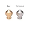 Stainless steel V5 Nozzle M6 Thread 3D Printer parts V6 Nozzle Brass for 1.75/3.0 mm Filament J-head Hotend Extruder