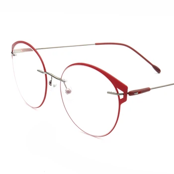 round rimless frames