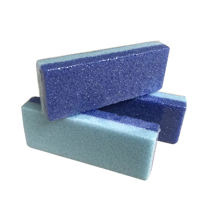 

Factory wholesale 2 in 1dead skin removal pu pumice stone for foot cleaning, Blue and light blue