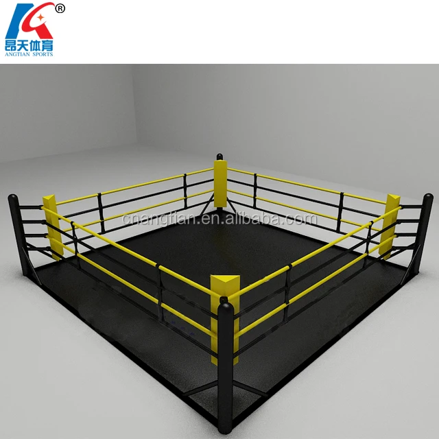 
ANGTIAN-SPORTS hof boxing ring boxeo precio pugilato professional de lucha libre mma ring floor standing boxing ring 