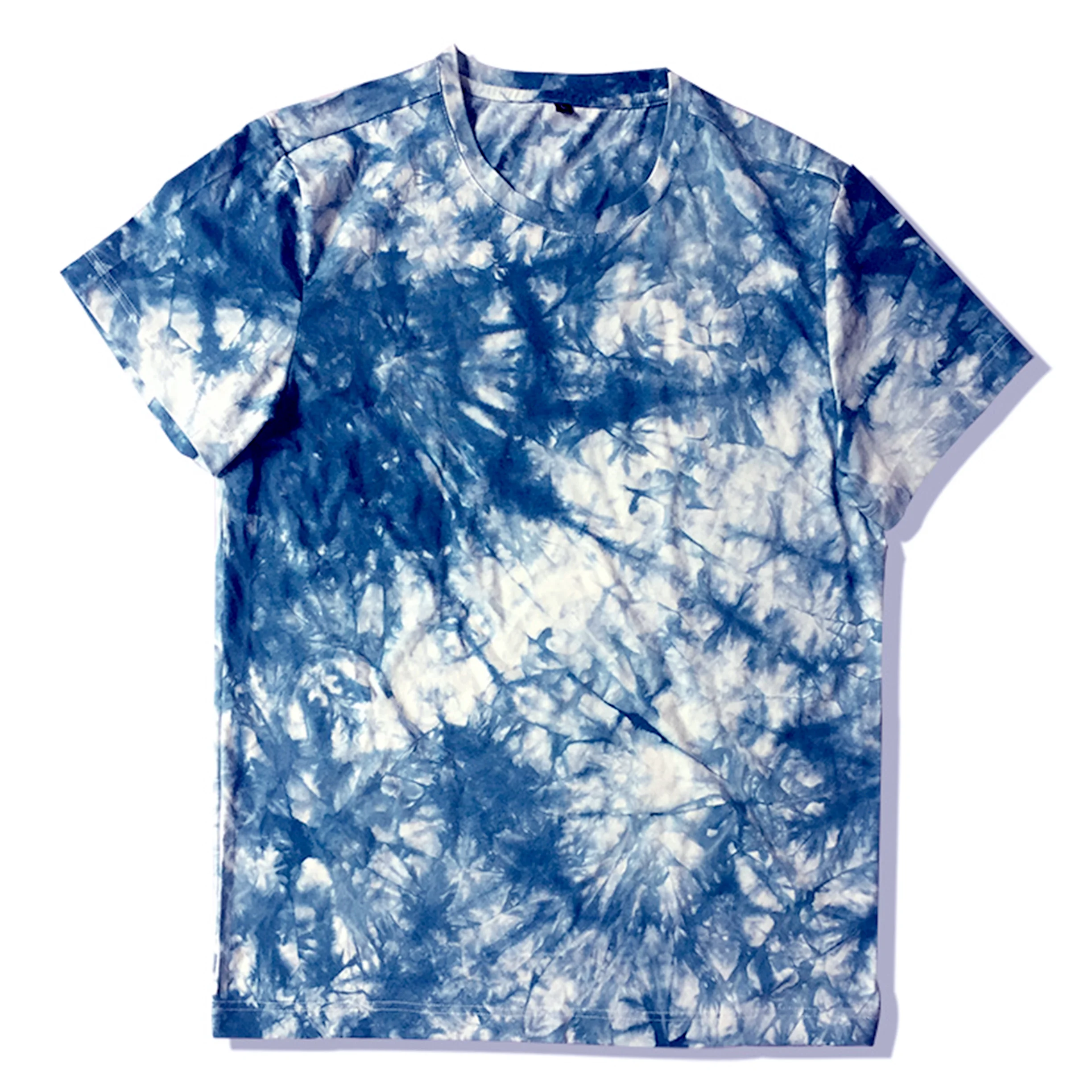 

Men's Fashion China factory hip-hop 100 cotton tie dyeing t shirt with customized logo