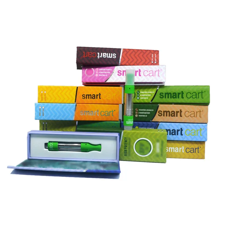 

New arrival smart carts vape with box packaging for cbd cartridge smart cart