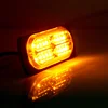 12v 24v red amber white led flash warning light 20PCS 10w led strobe light for Truck