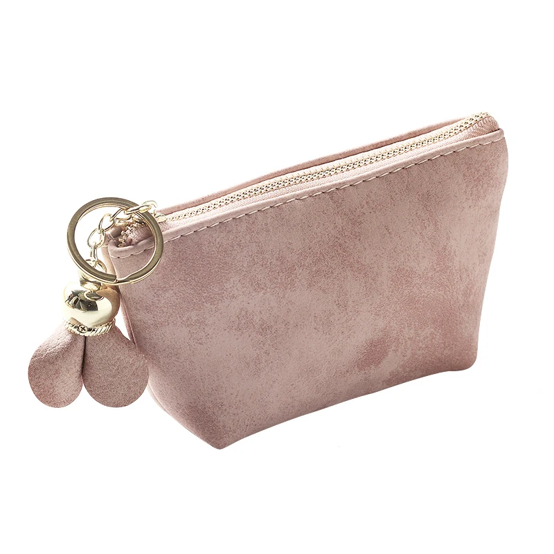 

OEM Bags Factory in China Yiwu Wholesale Soft velvet PU leather Fashion coin purse wallet small bag For Lady Female and girls, Customized color