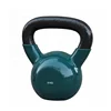 Gym or home weight lifting training vinyl colorful eco-friendly competition kettlebell for sale