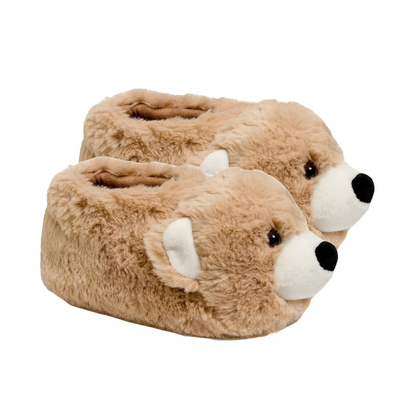 fuzzy bear slippers