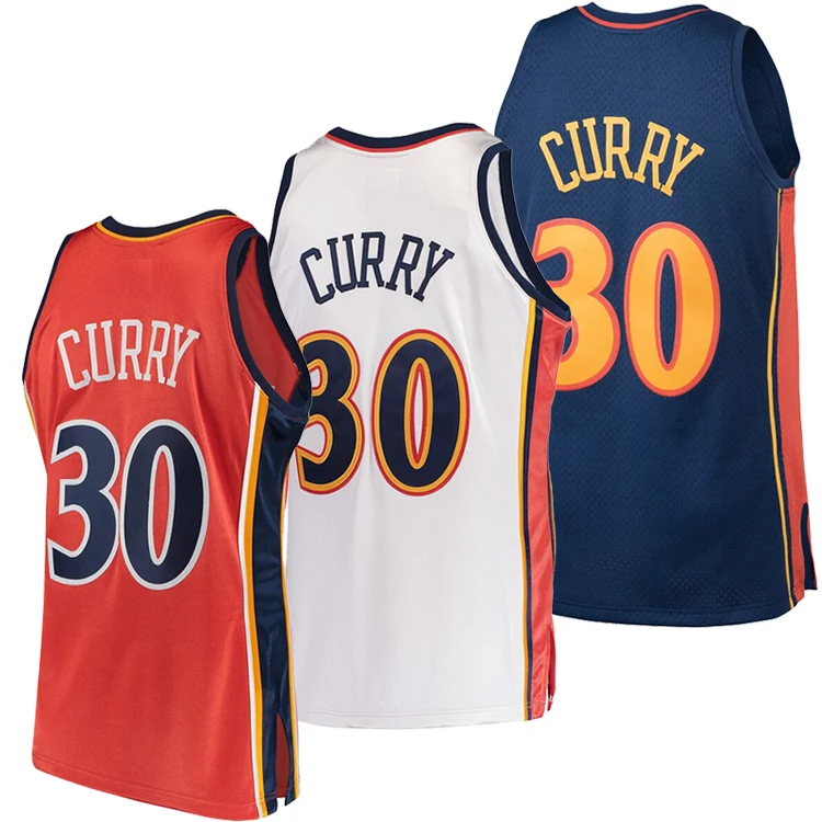 

2019 Newest Custom Embroidered Men's #30 Stephen Curry Basketball Jerseys