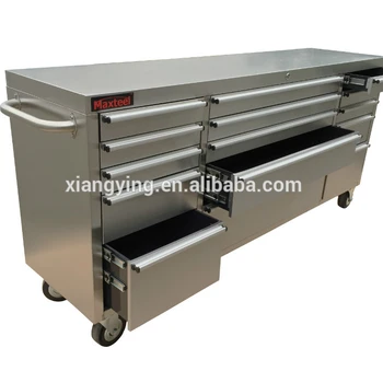 Storage Workbench Tool Chest Box With Wheels And Drawers Rolling
