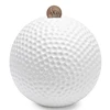 Ceramic White Golf Piggy Bank Saving Money Box For Home Deco