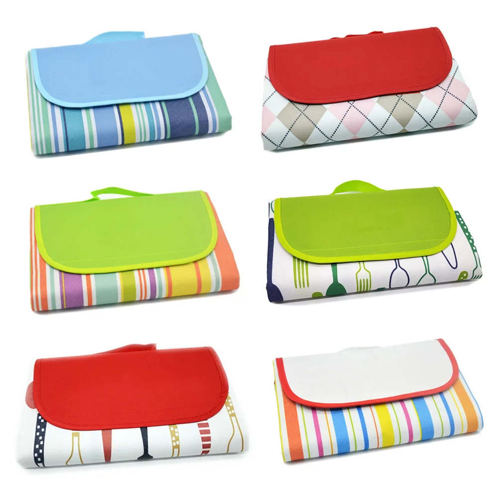 

Outdoor picnic mat waterproof portable foldable beach mat, Custom made