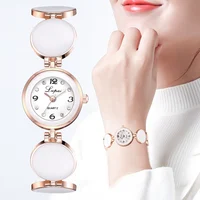 

Women Ladies Casual Popular Stainless Steel Band Strap Quartz Analog Wrist Watch Luxury Round Desgin Bracelet Watch Dropshipping