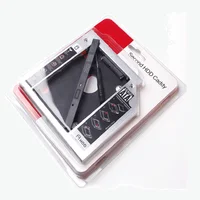 

aluminum 9.5mm sata3 SSD hard drive Adapter cd/dvd-rom optical bay laptop second HDD Caddy tray