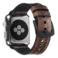 

38mm 42mm Silicone Leather Smart Watch Band for Apple