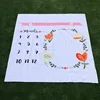 Wholesale Hot Sale Personalized High Quality Monogrammed Photography Flannel Baby Quilt