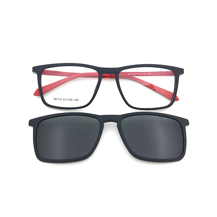 

2019 new arrived magnet glasses frame Night Vision Driving Tr90 Clip On Eyewear