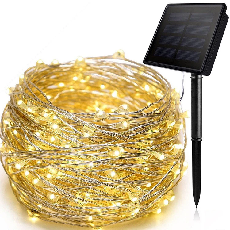 Bargain-Based Art Unmolested Garden Wedding Party Solar Power Long Battery Life Fairy String Lights For Outdoor