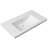 Countertop Artificial Stone Basin Rectangular Solid Surface Sink